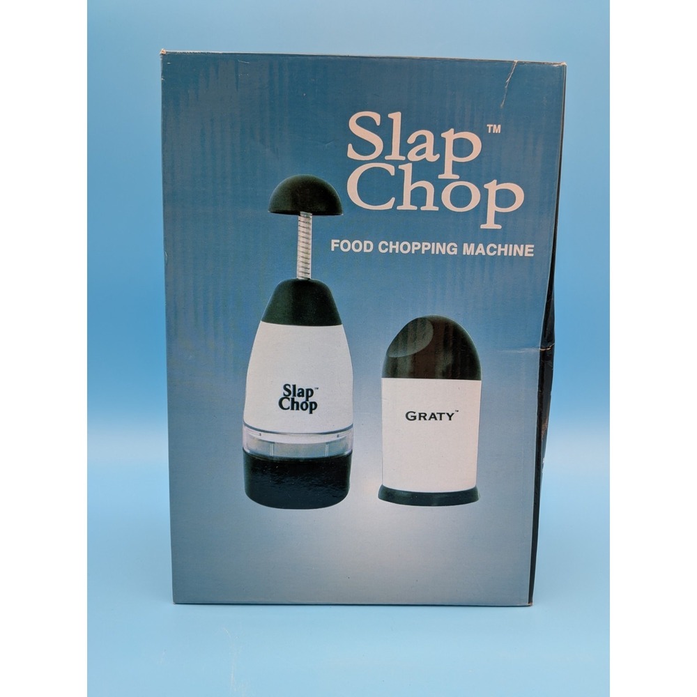 Vtg Slap Chop The Food Chopping Machine with Graty Food Grater As Seen On TV